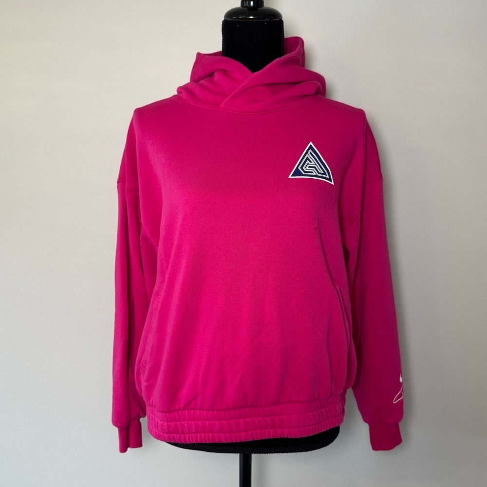 Nike Giannis Antetokounmpo Hoodie Hooded Sweatshirt Youth Kids Girls’ XL Pink